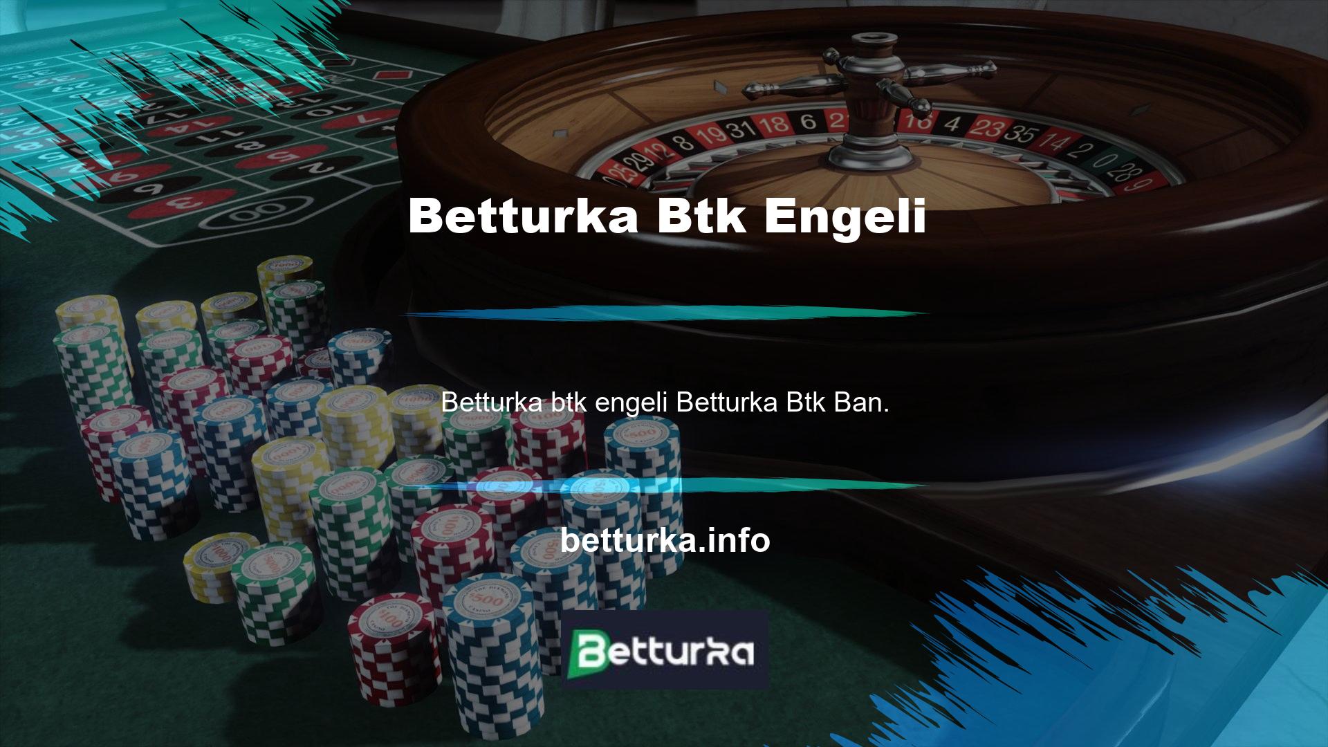 Betturka BTK Yasak Alan Adı, kurumun BTK ölçüsünden sonra ülkemizdeki siteyi kapatma yetkisi ile alındı